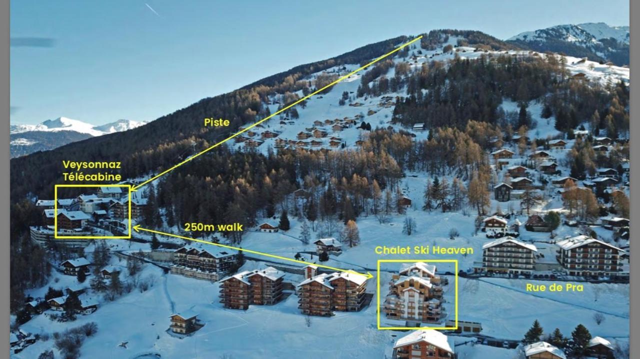 Ski Heaven 7 Veysonnaz Eksteriør billede